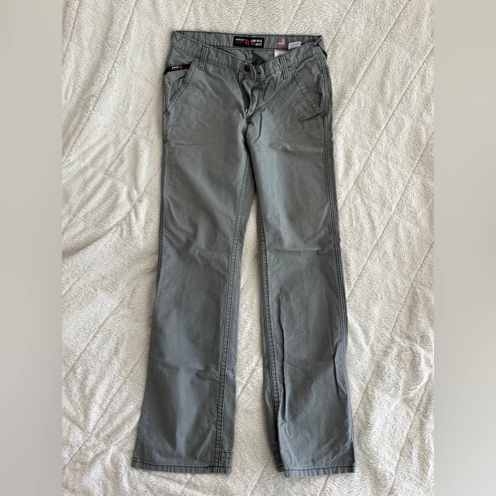 Ariat FR M4 Relaxed Boot Cut Pant Medium Gray 35x38 TALL
